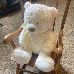 2019 ANIMAL ADVENTURE LLC TEDDY BEAR 🧸  IVORY AND WHITE COLOR